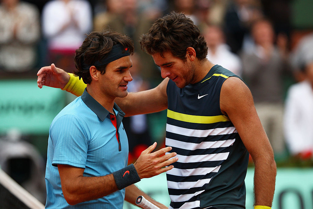 Roger Federer y Juan Martín del Potro