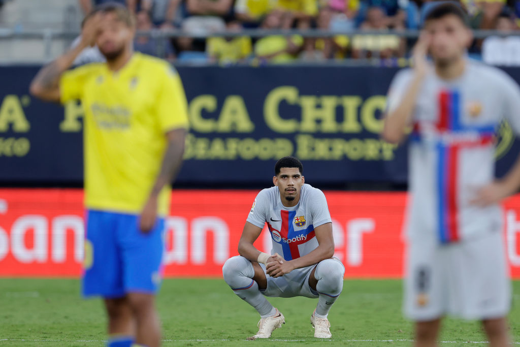 Ronald Araújo en el Cádiz vs Barcelona