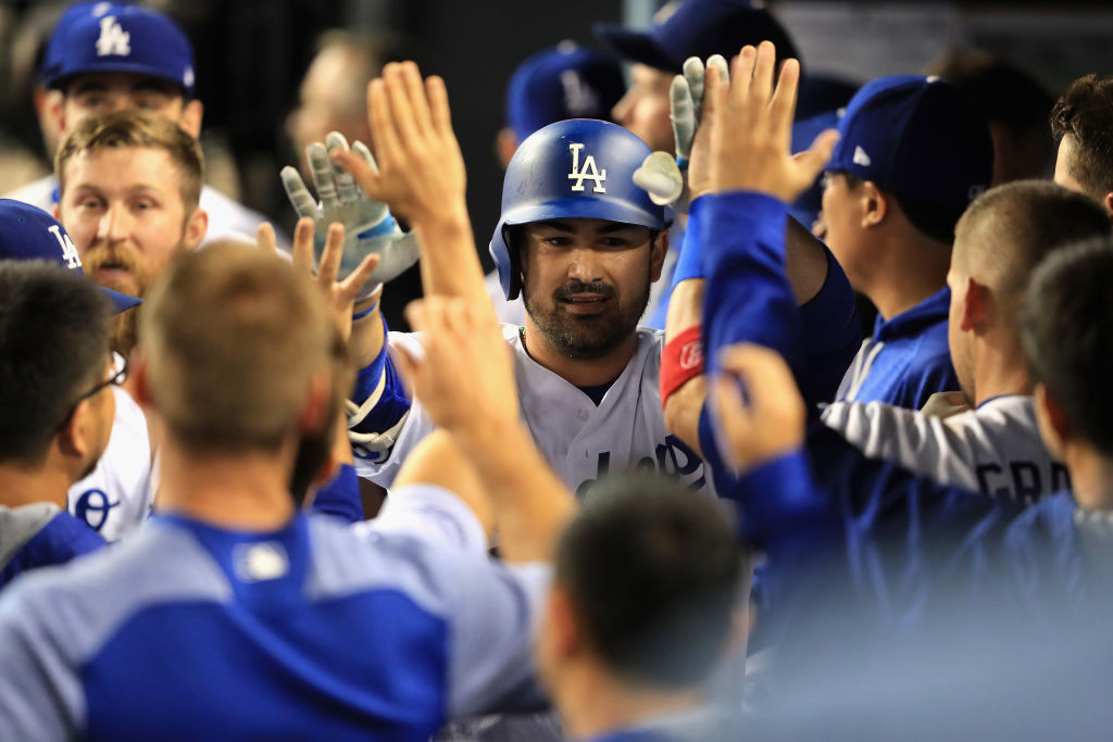 Adrián González con Los Angeles Dodgers