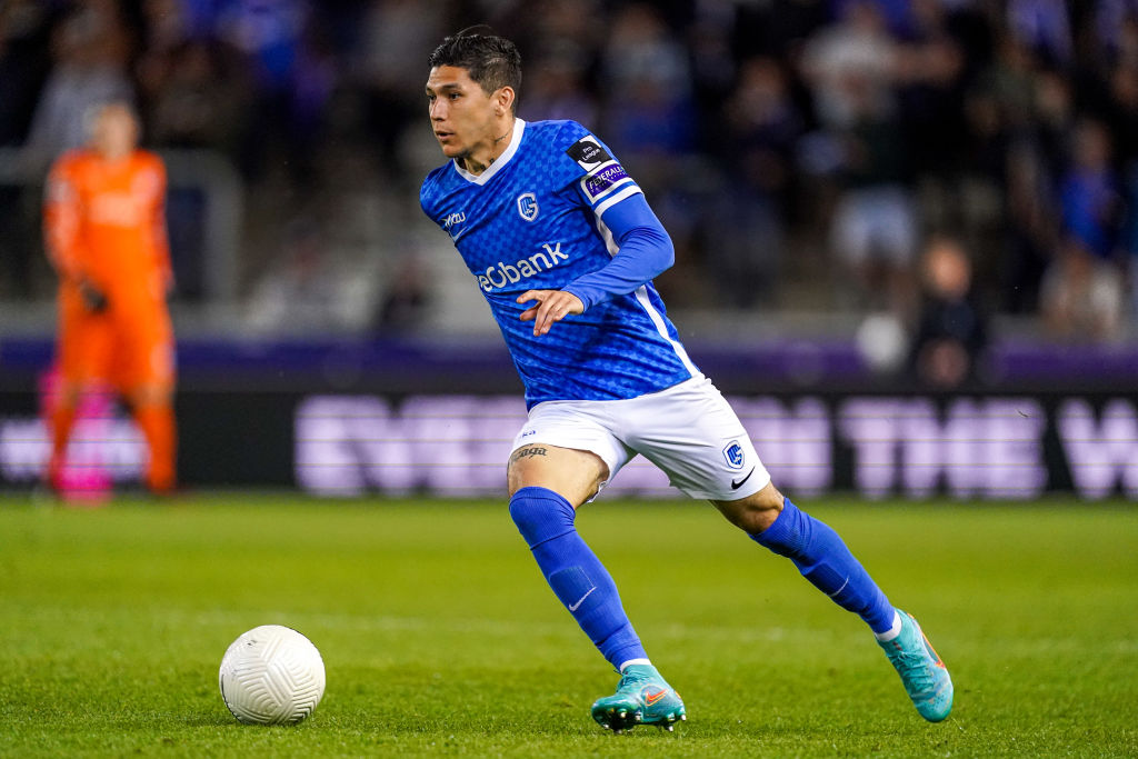 Gerardo Arteaga con el Genk