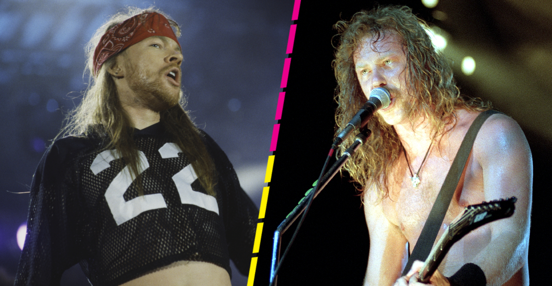 Recordemos el caótico concierto de Guns N' Roses y Metallica que