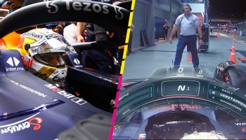 La frustración y explicación de Max Verstappen por su 'abandono' en la clasificación de Singapur