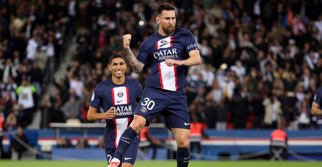 El golazo de Messi en el Benfica vs PSG en la Champions League