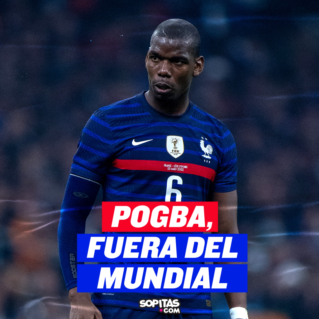 pogba fuera del mundial qatar