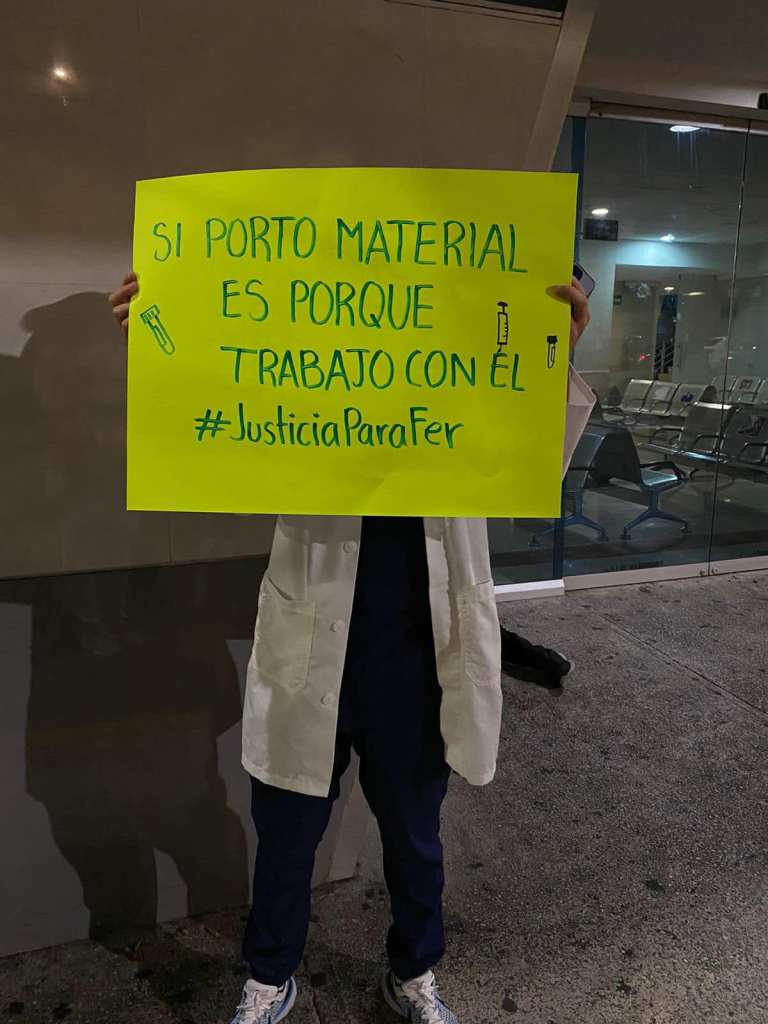 protesta-medico-residente-arrestado