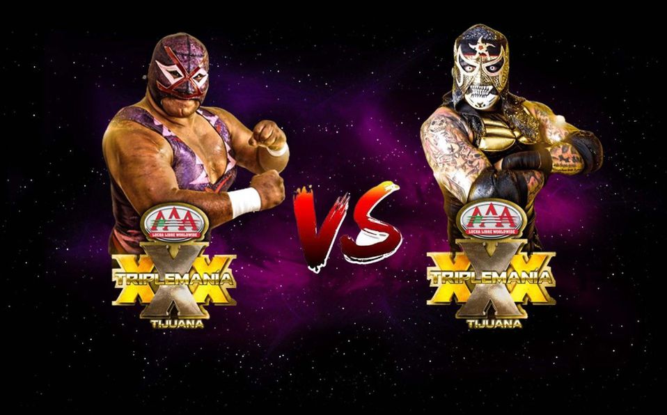 Villano IV vs Pentagón Jr en Triplemanía