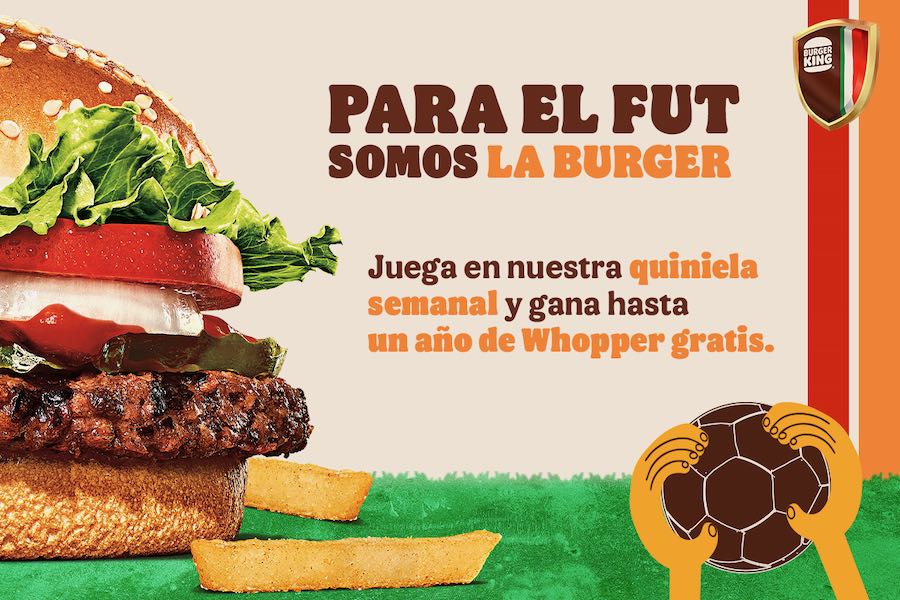 premios de la quiniela pambolera de Burger King