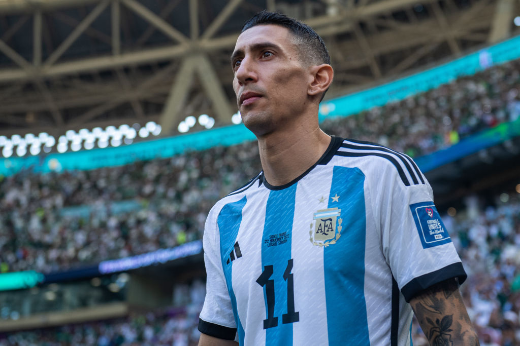 Ángel di María con Argentina en Qatar 2022