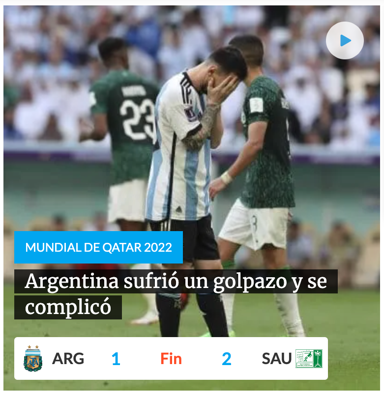 argentina prensa mexico qatar