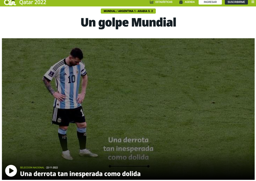 argentina prensa mexico qatar