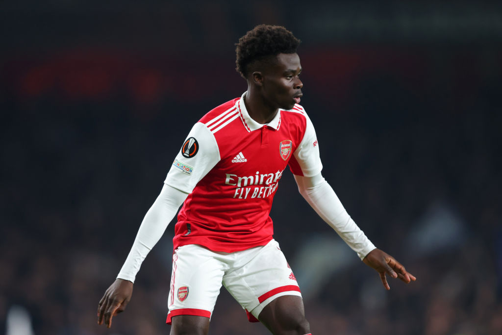 Bukayo Saka del Arsenal