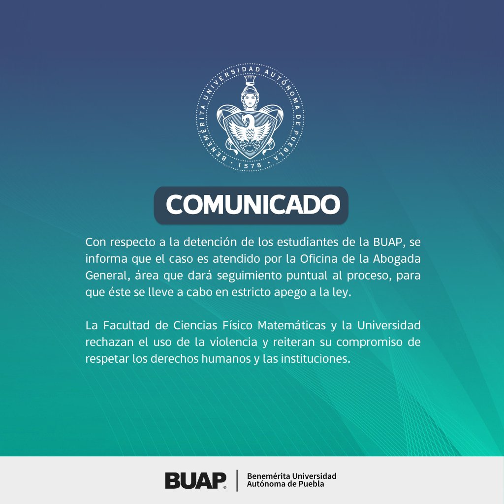 comunicado-buap-detenciones-puebla