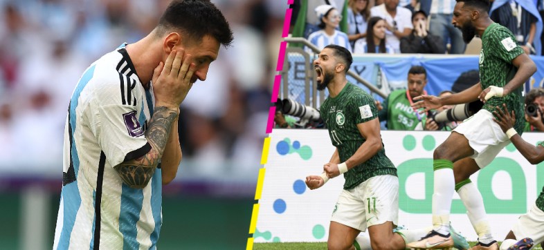 Mientras dormías: Los goles de la sorpresa de Arabia Saudita paravencer a Argentina en Qatar 2022