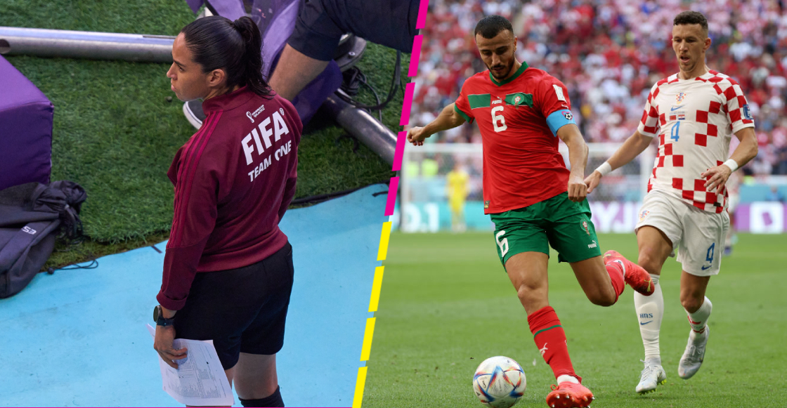 El debut de la árbitra mexicana Karen Díaz en el Marruecos vs Croacia