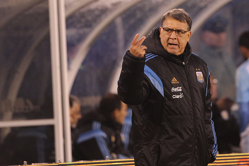 Gerardo Martino con la Selección de Argentina