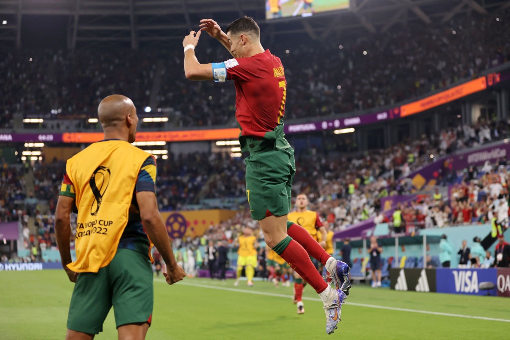 El gol histórico de CR7 ante Ghana en Qatar 2022