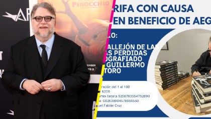 Mamá rifa libro firmado por Guillermo del Toro para pagar los gastos médicos de su hijo