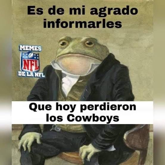 Meme semana 10 de la NFL