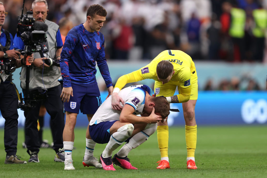 Harry kane penal fallado francia vs inglaterra