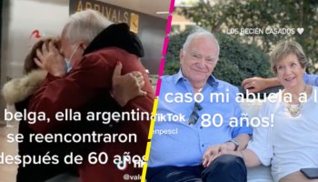 Abuelitos que eran novios en su juventud se vuelven a ver y se casan