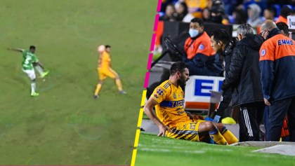 Así fue el balonazo en la nuca por el que Gignac fue llevado al hospital