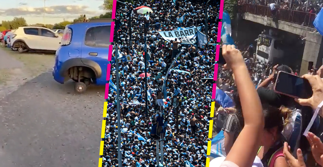 Robo de llantas e incidentes: Caos en los festejos de Argentina en Buenos Aires con la Copa del Mundo