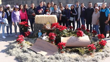 protesta zocalo pan nacimiento