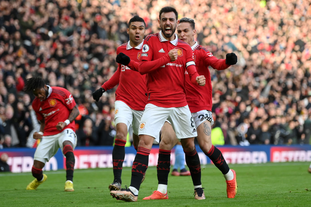 Bruno Fernandes, d capitán del Manchester United