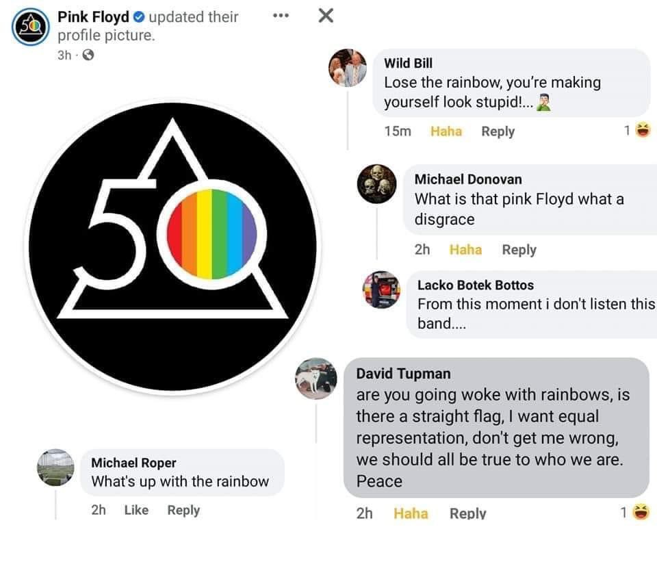 Así fue como el 'Dark Side of the Moon' sacó la homofobia en algunos fans de Pink Floyd