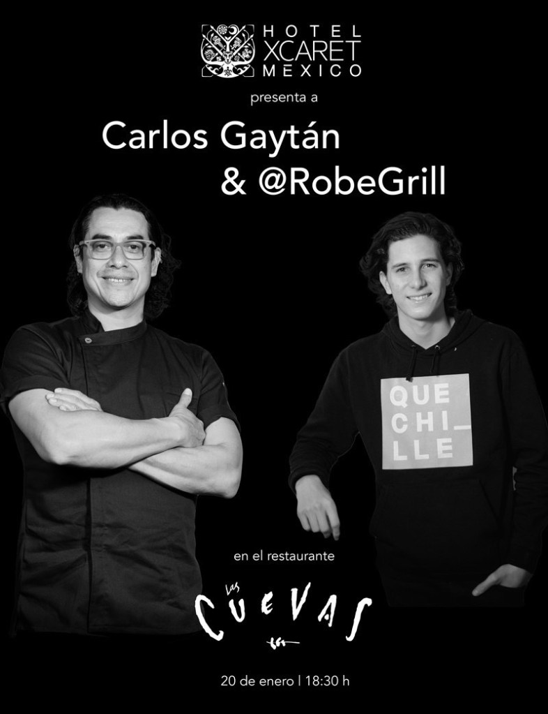 Chef Carlos Gaytán y RobeGrill