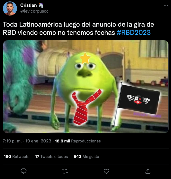 RBD anunció su gira sin casi nada en Latinoamérica y los memes llovieron