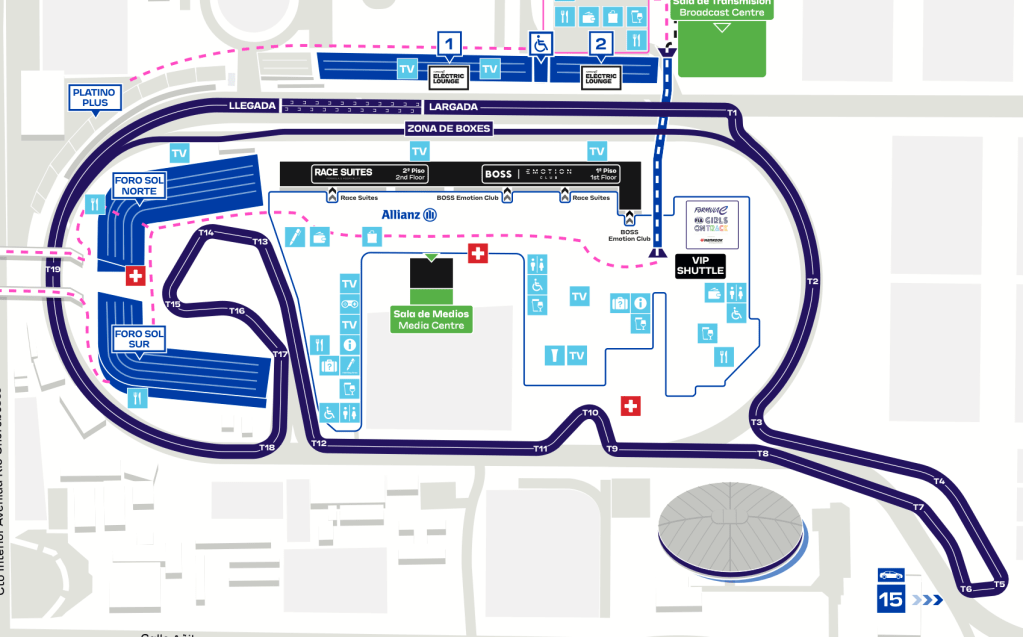 trazado hermanos rodriguez formula e