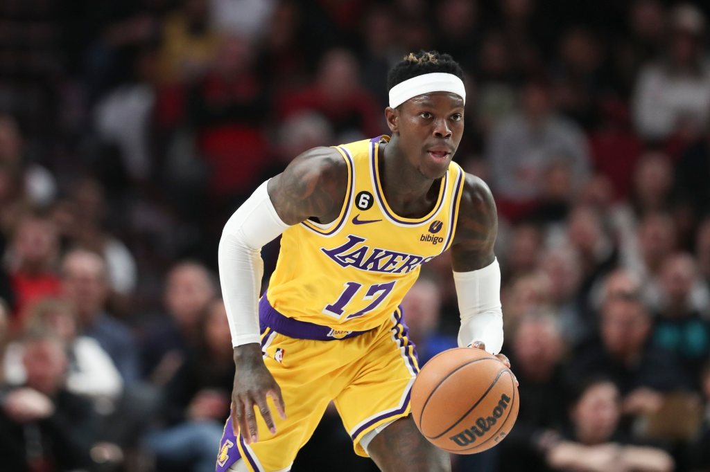 lakers pelicans dennis schroder