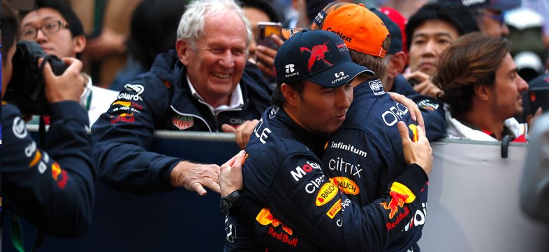 Helmut Marko destaca la fortaleza mental de Checo en Red Bull: "No se rompió con Verstappen"