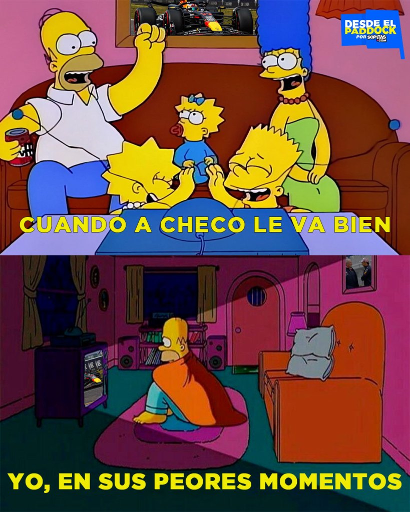 Meme de Checo Pérez