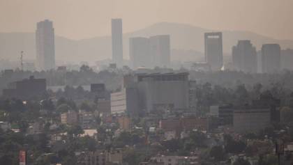 Una foto de la contaminación en CDMX