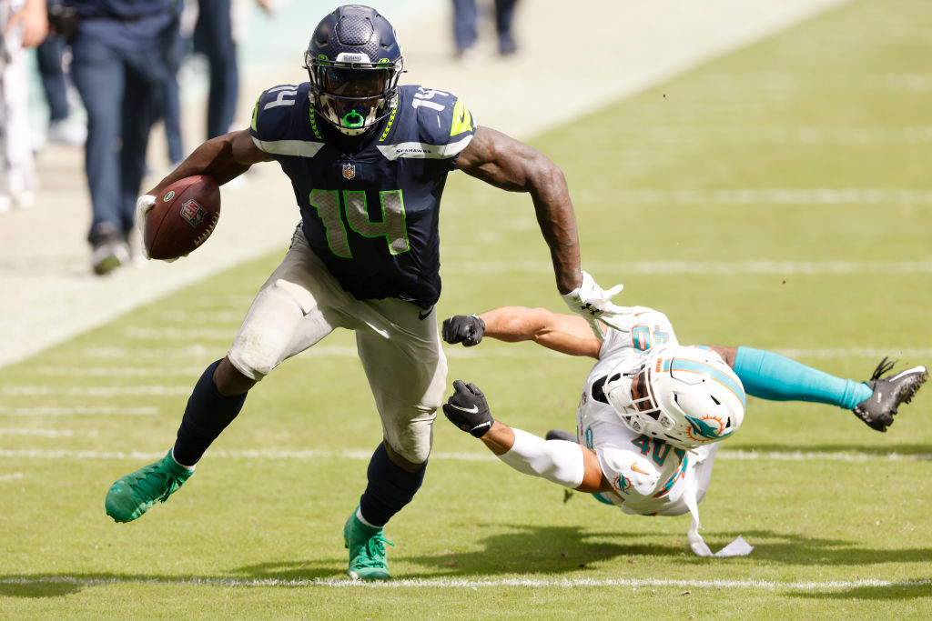 DK Metcalf, receptor de Seahawks