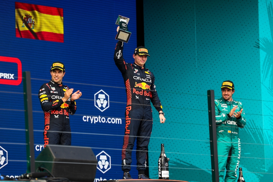 Max Verstappen se quedó con el triunfo en Miami