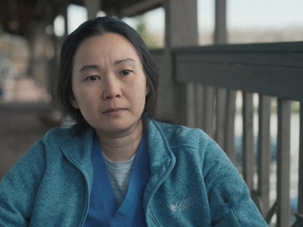 Hong Chau como Liz en 'The Whale'.