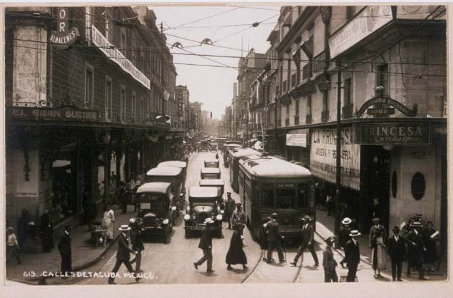 Así fue la primera calle de la CDMX 