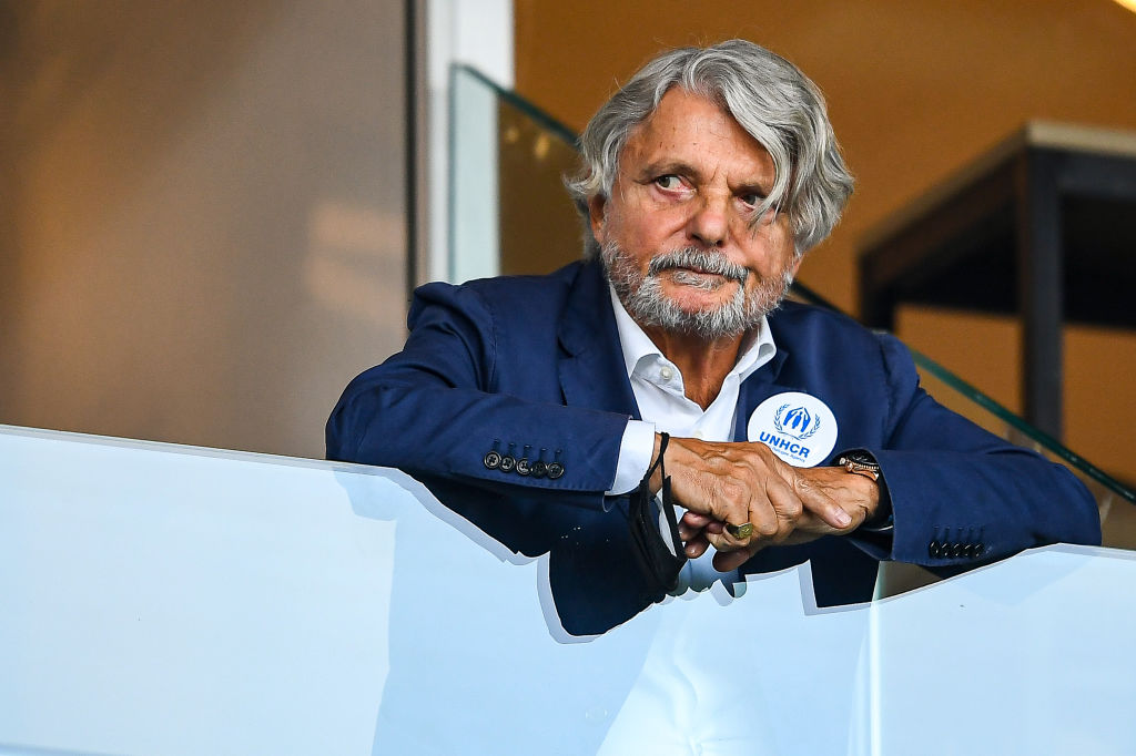 Massimo Ferrero, dueño de la Sampdoria