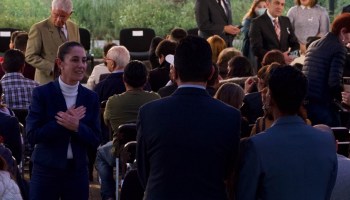 CIUDAD DE MÉXICO, 02FEBRERO2023.- Claudia Sheinbaum, jefa de gobierno, Ernestina Godoy, titular de la Fiscalía General de Justicia, encabezaron la inauguración del Memorial Colegio Rebsamen en la Alameda Sur.