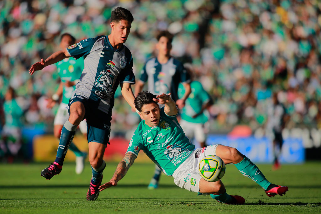 León vs Pachuca en la Liga MX