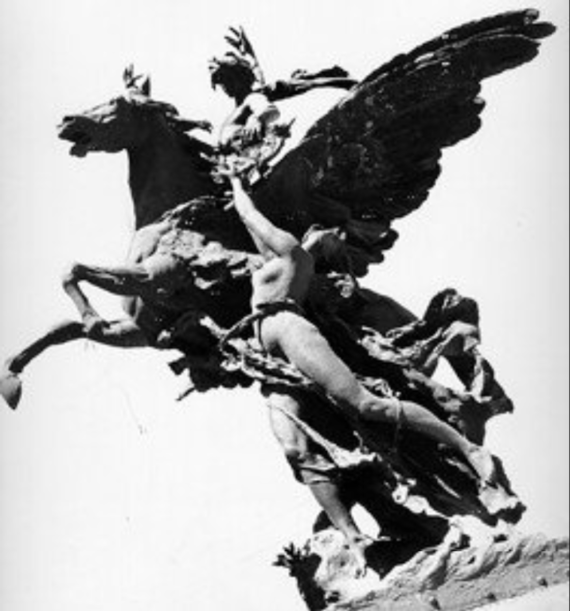 Pegaso del frente de Bellas Artes.