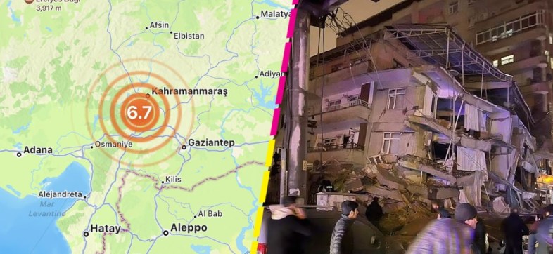 Fotos y videos del terremoto de magnitud 7.8 que se registró en Turquía