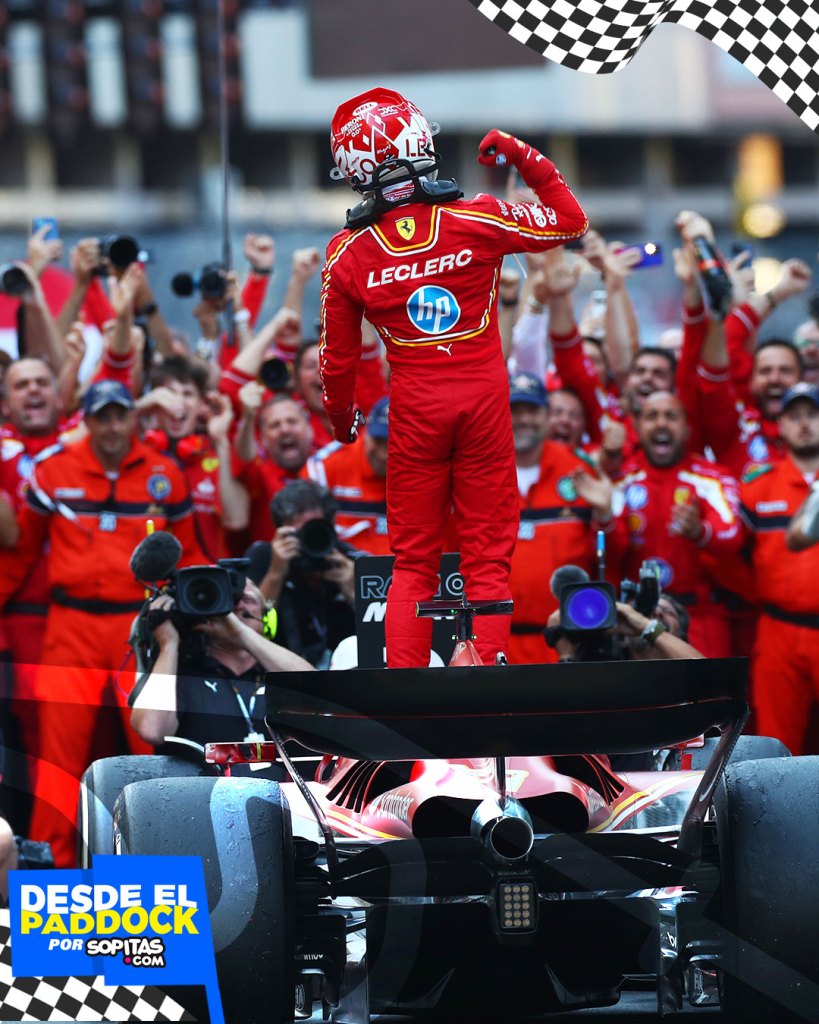 Leclerc ganó el GP de casa