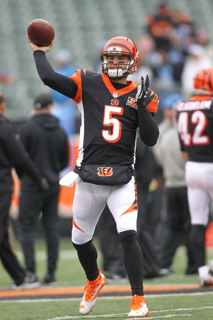 A.J, McCarron y su corta estadía con Bengals