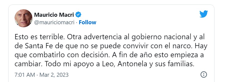 Dejan amenaza a Messi tras balear negocio de la familia de Antonela Roccuzzo