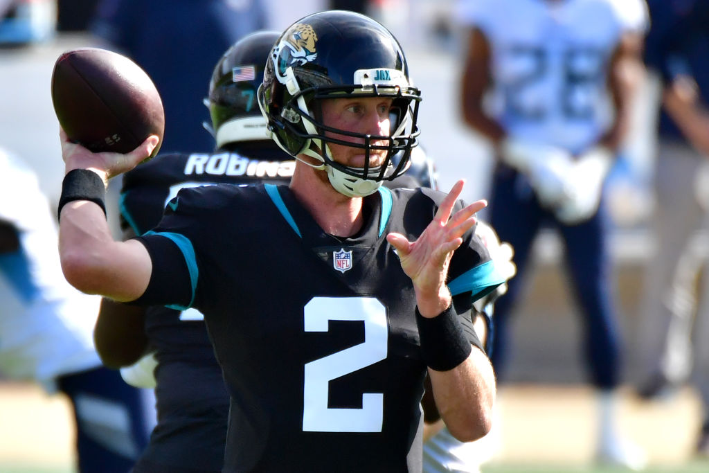 Mike Glennon, QB de Jaguars en la peor temporada del equipo