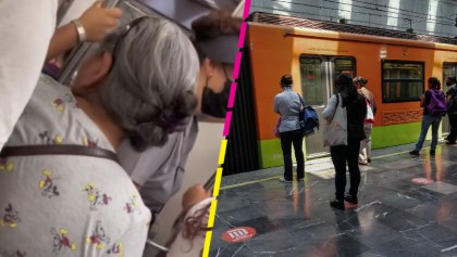 Mujer critica a joven por su forma de vestir en el Metro de CDMX